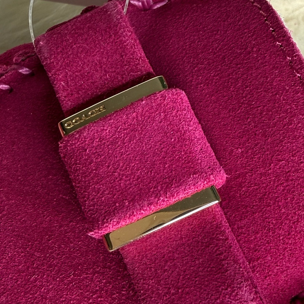 (MT410) NWT Coach Alisha Suede Moccasins - Picture 4 of 4